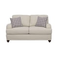 thumbnail image 3 of Glenn Upholstered English Arm Loveseat Light Grey, 3 of 7
