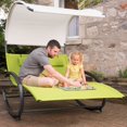 Double Chaise Rocker (Green Apple)