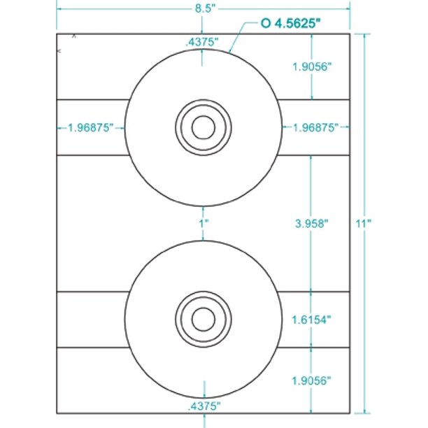 Checkoutstore Compulabel 4 5625 Cd Dvd Labels 54 300 White Sheets 600 Cd Labels Walmart Com Walmart Com