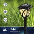 thumbnail image 2 of FKHouse Solar Black 2 V LED Landscape and Walkway Light (6 Pack), 2 of 7