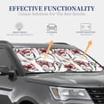 thumbnail image 4 of Fotbe Monkey 2-Piece Car Windshield Sun Shade | Sun Blocker for Car Windshield | Foldable Automotive Interior Accessories for Sun Protection-Medium, 4 of 7