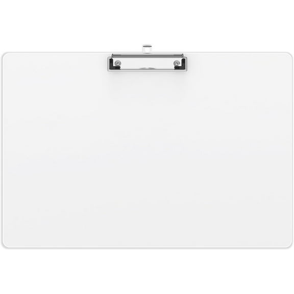 Extra Large 11x17 Clipboards, Plastic White Drawing Boards, Horizontal Clip Board, Landscape Layout. Suitable for Watercolor, Sketching, Painting. Art & Drafting Supply