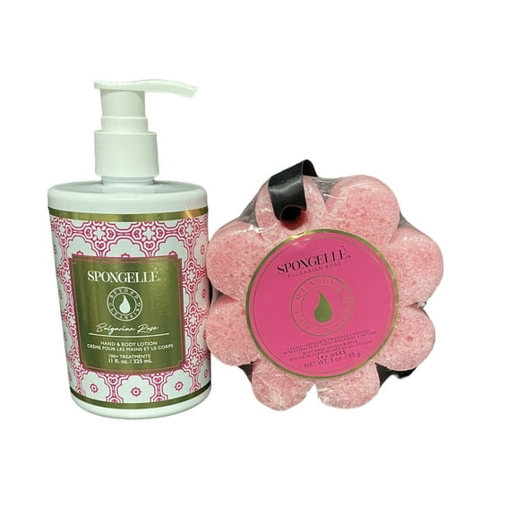 Spongelle Hand  Body Lotion - Bulgarian Rose 325ml/11oz