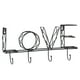 thumbnail image 1 of Gancho de letra de amor, decoración para dormitorio, accesorios, llavero, perchero de pared, perchero para ama de llaves en perchero de pared, 1 of 5