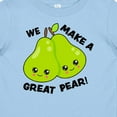 thumbnail image 4 of Inktastic We Make a Great Pear Valentine Girls Baby T-Shirt, 4 of 5