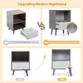 thumbnail image 6 of JAXPETY Set of 2 Nightstand with Shelf Storage Drawer, End Table Side Table Cabinet for Bedroom, Living Room Furniture, 6 of 14