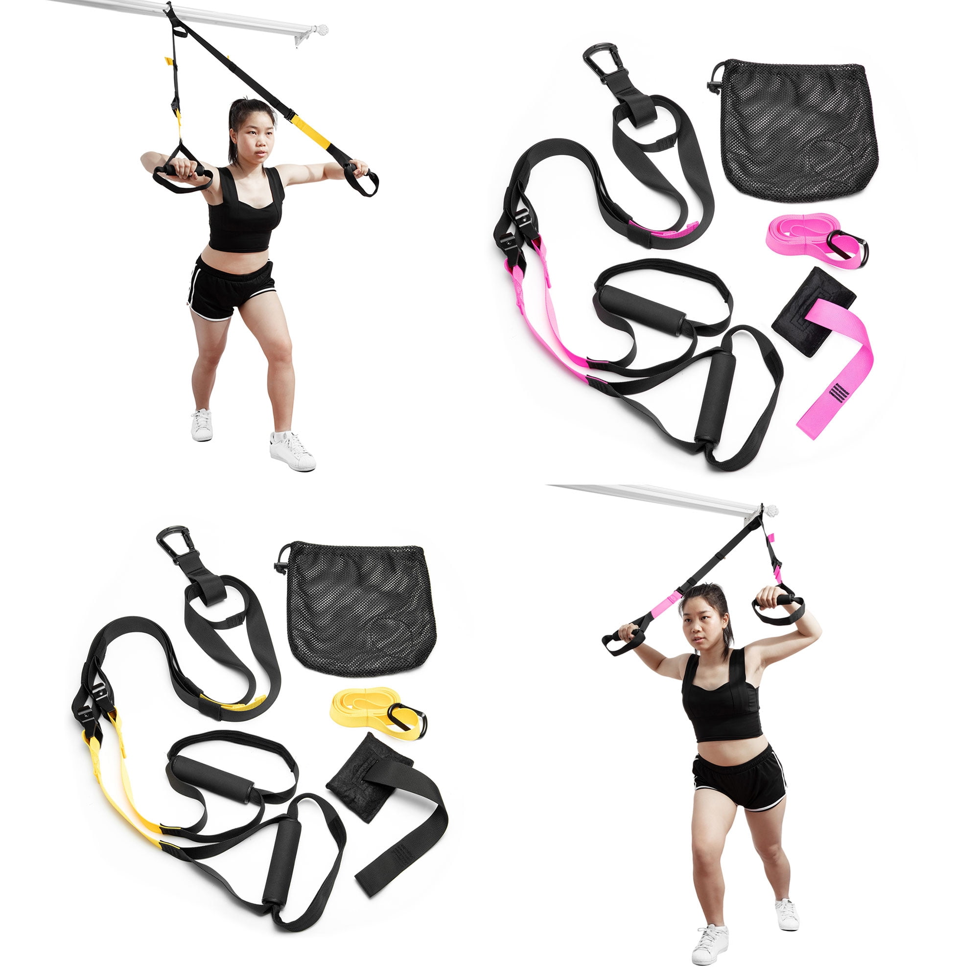 Multifunctional Rope Pulling Fitness Resistance Bands Yoga Strength