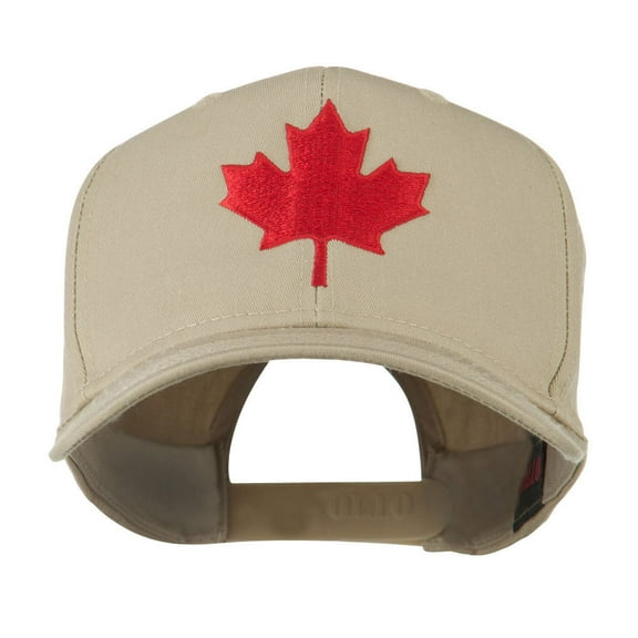 Canada's Maple Leaf Embroidered Cap - Khaki OSFM