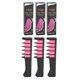 thumbnail image 2 of Peine De Tiza Para El Cabello, Peine Para El Cabello De Color Amigable Con El Cabello, 3 Piezas, Rosa Para Navidad, 2 of 7