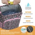 thumbnail image 2 of Paisley Pattern Insulated Backpack Cooler – Vintage Floral Leakproof Cooler Bag for Hiking, Beach Days, Road Trips & Office Lunch, 2 of 6