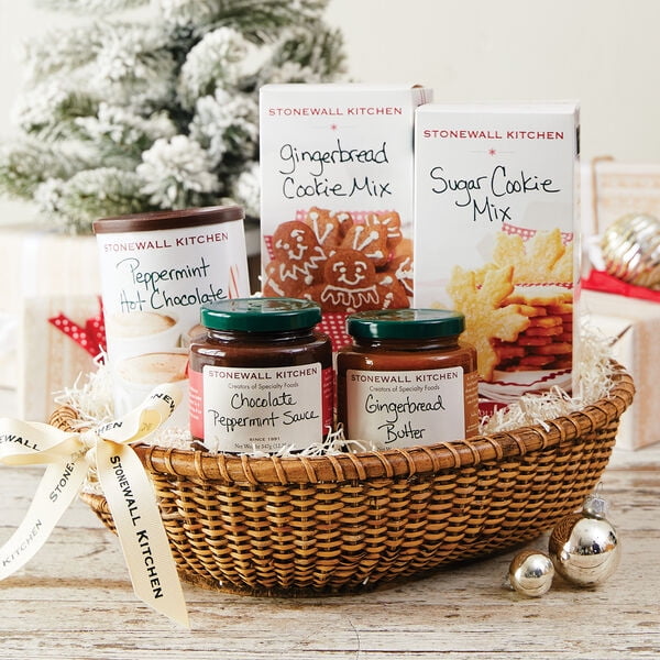 Stonewall Kitchen Home For The Holidays 5 Piece Gift Basket Walmart Com Walmart Com
