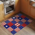 thumbnail image 2 of Independence Day Entryway Rug 2'x3'&nbsp; Non Slip Front Door Mats, US Flag Star Stripe Vintage Entrance Rugs Indoor Outdoor Carpet, Washable Floor Mats Small Area Rug for Bedroom Kitchen, 2 of 8