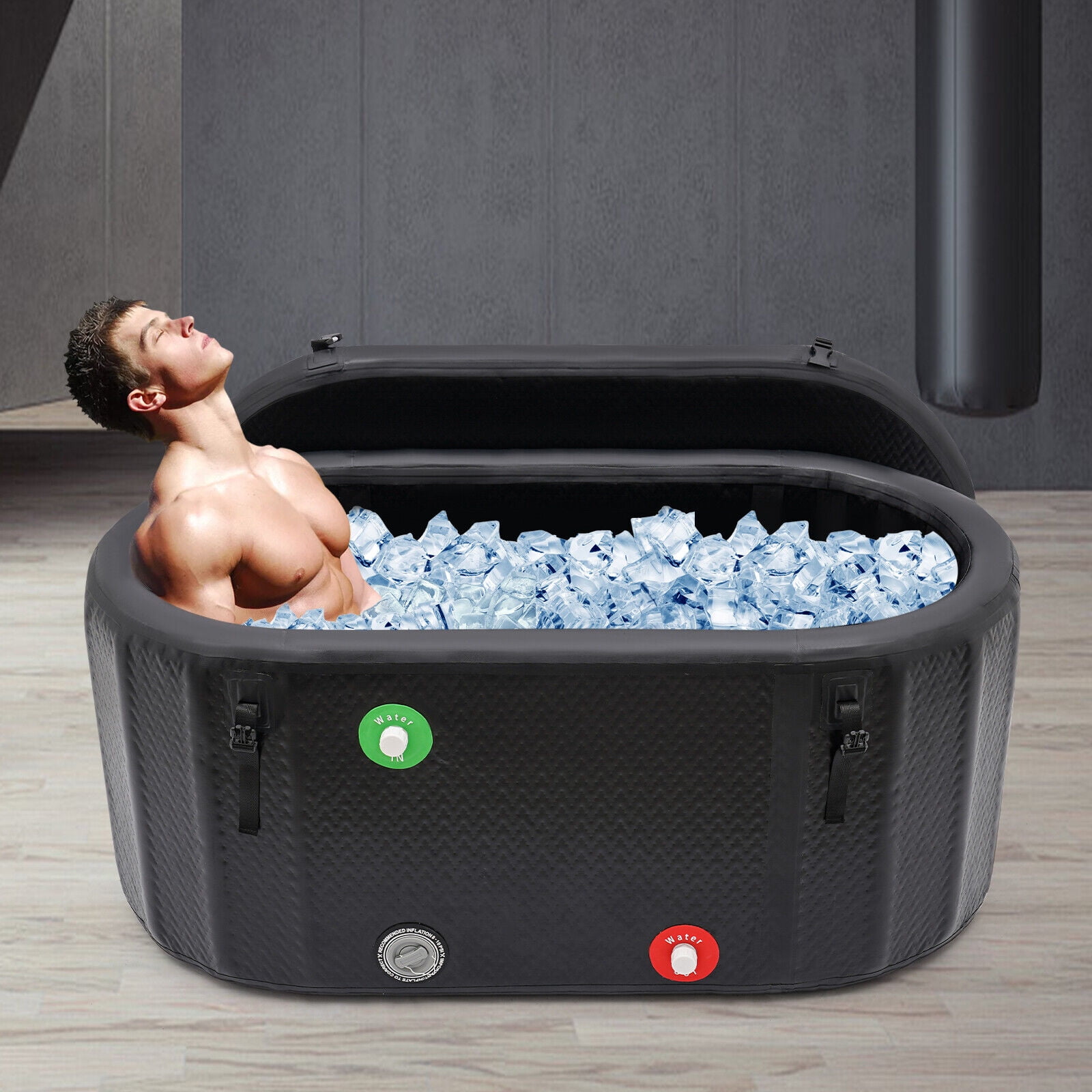 TFCFL Ice Bath Cold Therapy Plunge Inflatable Ice Bath Tub for Sports Recovery Therapy