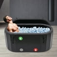 thumbnail image 3 of Portable XL Ice Bath Tub for Athletes 98 Gal Collapsible Oval Cold Plunge Tub, 3 of 13