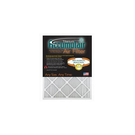 Accumulair FI16X21.5A Titanium 1 In. Filter, Pack Of 4