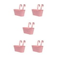 thumbnail image 2 of ZheElen Detachable Hanging Flower Pot. Strong And Lightweight For Easy Gardening Stylish Decoration Pink 5Set, 2 of 6