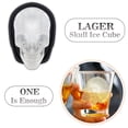 thumbnail image 7 of Large Skull Ice Cube Mold Silicone 3D Ice Trays Molds Maker for Whiskey Big Mouth Cup Resin Chocolate Sugar Halloween Parties 2PCS, 7 of 7
