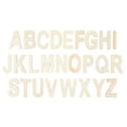 2Inch Wooden Alphabet Letters for Arts and Crafts, 4 Sets Uppercase