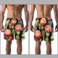 thumbnail image 3 of luoweisi Men's Beach Shorts Quick Dry Swim Trunks with Mesh Lining Cactus XL, 3 of 5