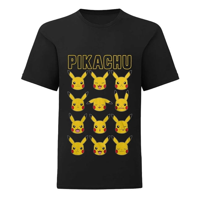 Pokemon T-Shirt Pikachu pour Garçons/filles