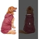 thumbnail image 2 of Impermeable para perros con correas elásticas, impermeable para perros grandes con capucha, impermeable para perros con bolsillo y orificio para correa, impermeable para cachorros, 2 of 5