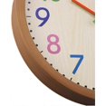 thumbnail image 3 of Silent Non-ticking Kids Colorful Decorative Wall Clock Easy to Read for Classroom School K, 3 of 5