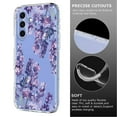 thumbnail image 4 of Compatible with Samsung Galaxy A26 5G Case Clear with Flower Design, Cute Soft Silicone TPU Floral Aesthetic Women Girls Transparent Protective Shockproof Anti-Scratch Anti-Yellow Phone Cover, E, 4 of 9