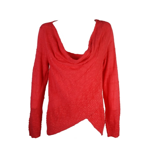 Inc International Concepts Womens Magenta Coral Crossover Pullover L