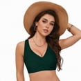 thumbnail image 3 of UAYOTSE Women's Black Push Up Bikini Top Twist Front Underwire Bathing Suit,Sizes L, 3 of 9