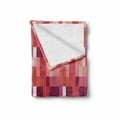 thumbnail image 2 of Peach Soft Flannel Fleece Throw Blanket, Geometrical Design Squares with Various Shapes and Sizes Colorful Image Abstract, Cozy Plush for Indoor and Outdoor Use, 50" x 70", Purple Coral, by Ambesonne, 2 of 6