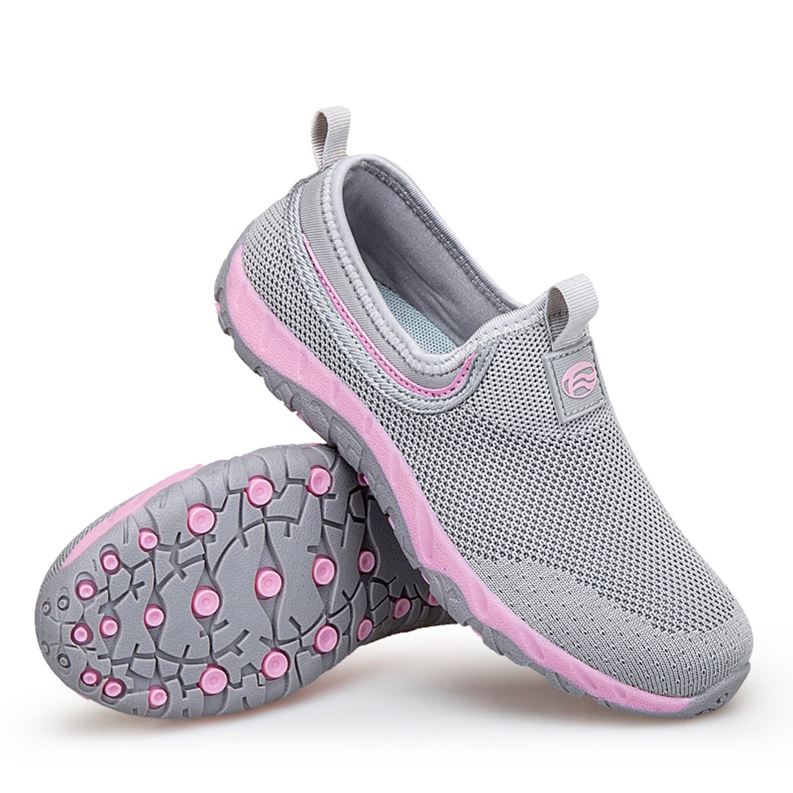 kamemir Womens Tennis Shoes Women's Casual Lace-up Sneakers Wide Width Available(Pink,8)