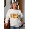 thumbnail image 2 of Thankful Thanksgiving Design Sweatshirt Women -GoatDeals Designs, Female 3X-Large, 2 of 4