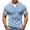 Blue, variant on KyCheLot Mens Comfy Business Tee Layered Color Block Short Sleeve Lightweight Pullover Casual Shirts