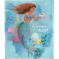 thumbnail image 1 of s Little Mermaid Silk Touch Throw Blanket, 50" x 60", Curious and Kind, 1 of 5