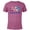 Purple, variant on Star Wars: Visions Logo - Short Sleeve Blended T-Shirt for Adults – Customized-Navy Heather
