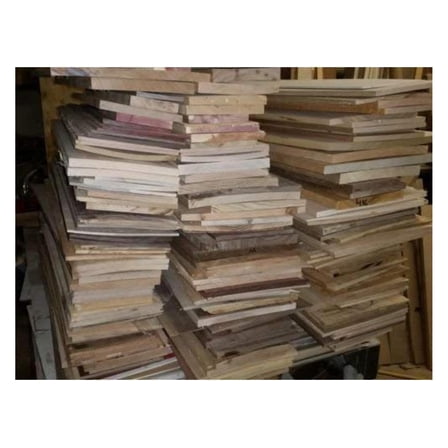 16" Long Scrap Thin Boards, Walnut, Maple, Oak, Cedar, , Poplar, Birch, Purpleheart, Bloodwood, Teak