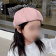 thumbnail image 4 of Boina de invierno para niñas, gorro de boina decorado con lazo, 4 of 5