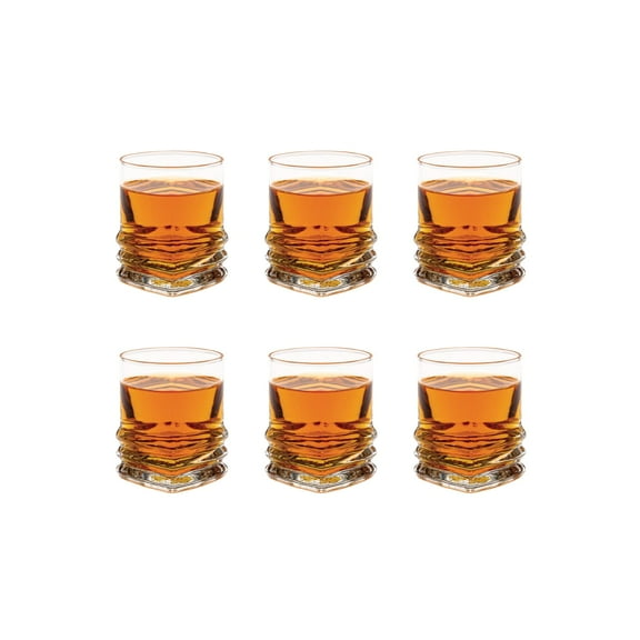 Vikko 3.25 Ounce Shot Glasses, Set of 6 Small Liquor and Spirit Glasses, Durable Tequila Bar Glasses For Alcohol and Espresso Shots, 6 Piece Shooter Glass Set (LAL)