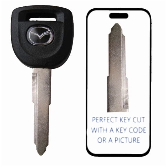 KEY CUT SERVICE   Mazda MZ34 MZ24RT17 Transponder Key Blank