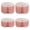 Pink, variant on YIEMEEN Pack of 4 User Friendly Dessert Stands Foldable For Party Multiple Tiers Display