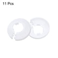 thumbnail image 3 of 11PCS Pipe Cover Decor 0.8in/20mm Flange Pipe Cover Decor PP Plastic, White, 3 of 6