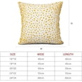 thumbnail image 6 of Yellow White Antelope Pillow Covers 18X18 Inch Neutral Animal Faux Fawn Decorative Pillow Cases Modern Euro Cotton Linen Throw Pillows Set of 2 Farmhouse Home Decor For Sofa Couch Porch Outdoor, 6 of 6