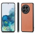 thumbnail image 2 of For OnePlus Ace 5 5G Ace 5 Pro 5G Case Carbon Fiber Texture PU Leather PC TPU Phone Cover - Green, 2 of 5