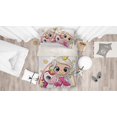 thumbnail image 2 of 3D Cartoon Girl Unicorn Funda de edredón Set Ropa de cama Set Fundas de almohada 116, 2 of 2