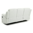 thumbnail image 4 of Glory Furniture Daria G682-RS White Reclining Sofa, 4 of 6