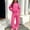 Hot Pink, variant on Cethrio Girls Athletic Outfit Sets, Running 2 Piece Long Sleeve Casual Girls' Clothing Sets Hot Pink Size 7-8 T