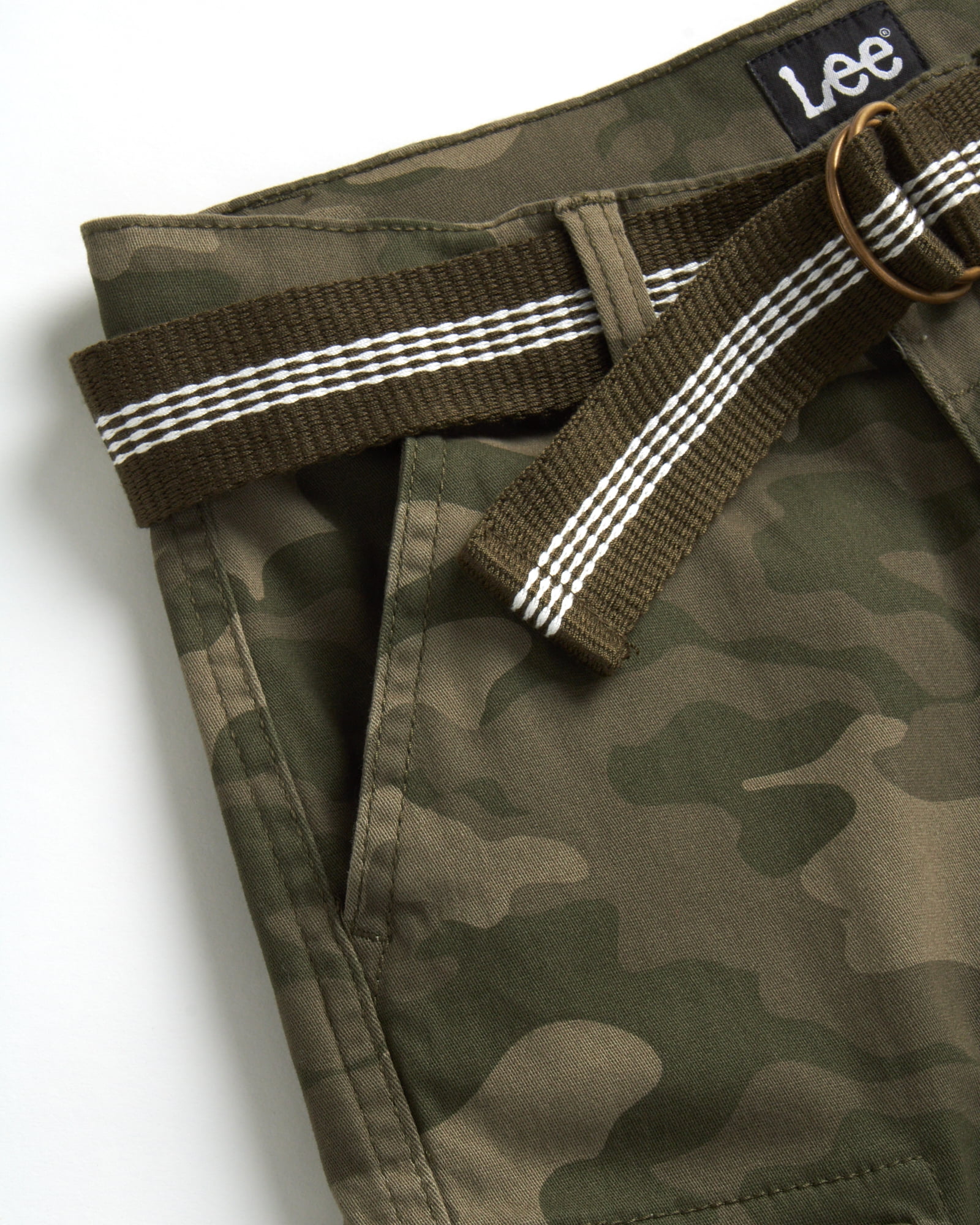 Lee Boys Premium Belted Twill Shorts, Sizes 4-18 and Husky
