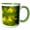 Green/White, variant on 3drose, Australia, Darwin. Jennys Orchid Garden., 11oz Two-tone Red Mug