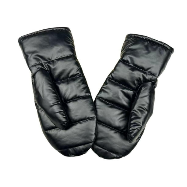 Guantes de invierno Yuyangstore térmicos con forro antideslizante para trabajo Negro