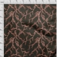 thumbnail image 4 of oneOone Cotton Poplin Chocolate Brown Fabric Abstracts Sewing Craft Projects Fabric Prints By Yard 56 Inch Wide, 4 of 4